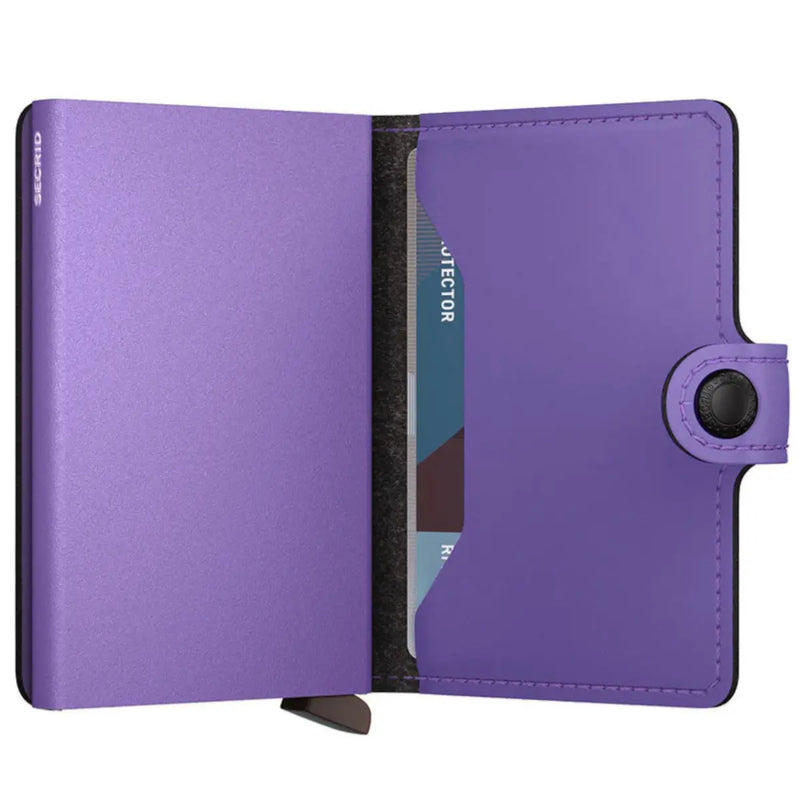 Secrid Miniwallet Compact RFID Wallet - Yard Powder Lilac