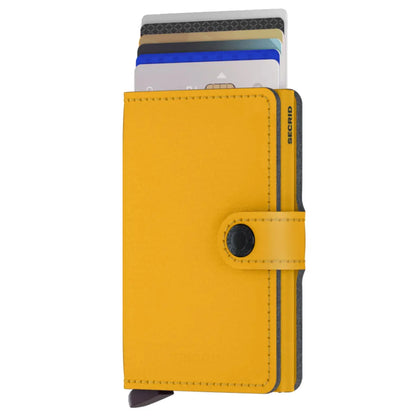 Secrid Miniwallet Compact RFID Wallet - Yard Powder Ochre
