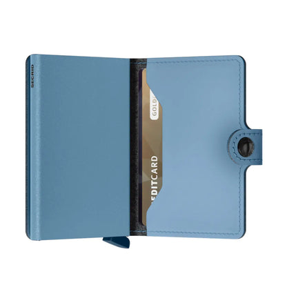 Secrid Miniwallet Compact RFID Wallet - Yard Powder Sky Blue