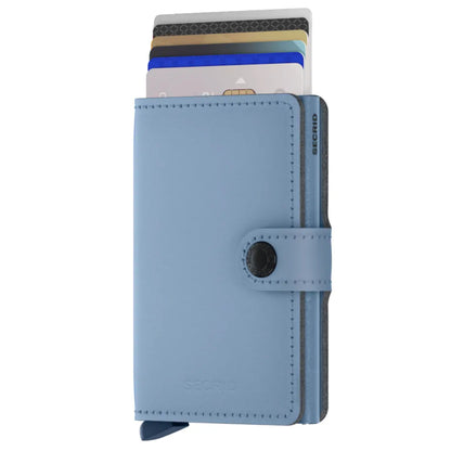 Secrid Miniwallet Compact RFID Wallet - Yard Powder Sky Blue