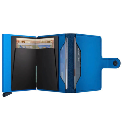 Secrid Miniwallet Compact RFID Wallet - Yard Powder Ultra Blue
