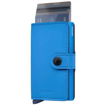 Secrid Miniwallet Compact RFID Wallet - Yard Powder Ultra Blue