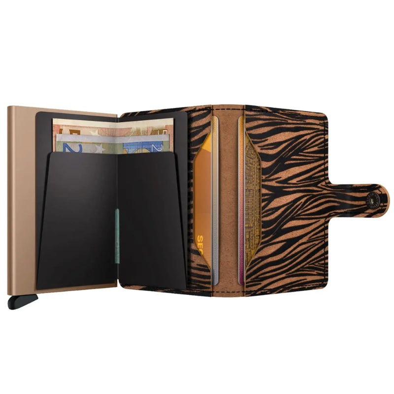 Secrid Miniwallet Compact RFID Wallet - Zebra Beige