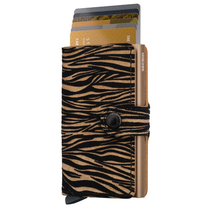Secrid Miniwallet Compact RFID Wallet - Zebra Beige