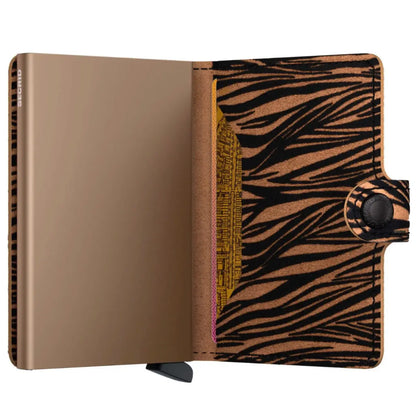 Secrid Miniwallet Compact RFID Wallet - Zebra Beige