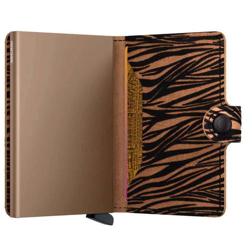 Secrid Miniwallet Compact RFID Wallet - Zebra Beige