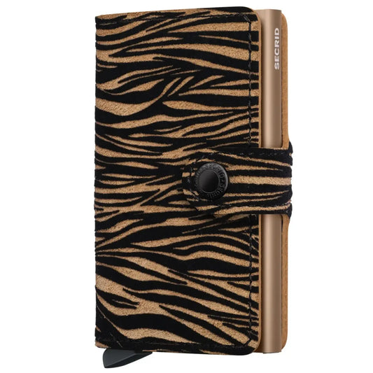 Secrid Miniwallet Compact RFID Wallet - Zebra Beige