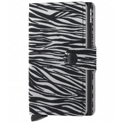 Secrid Miniwallet Compact Wallet - Zebra Light Grey