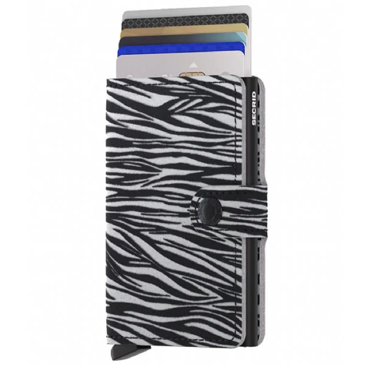 Flicking a button on the side of the Card Protector will reveal your cards in steps, so you can see all your cards at once