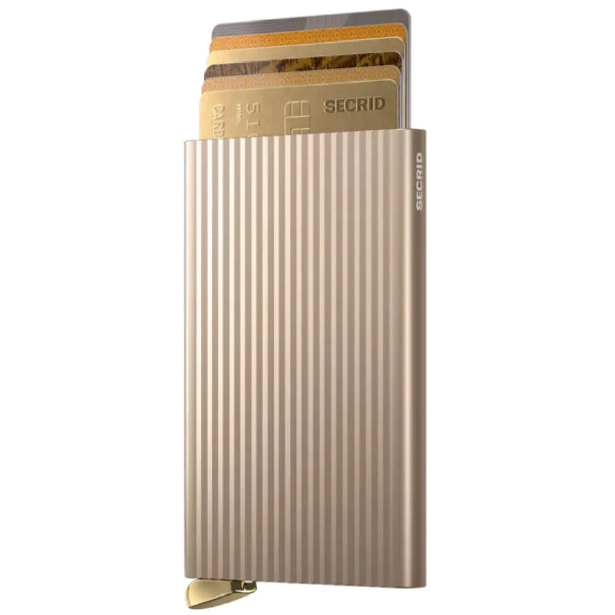Secrid Premium Cardprotector+ Compact RFID Card Wallet - Fluted Cashmere