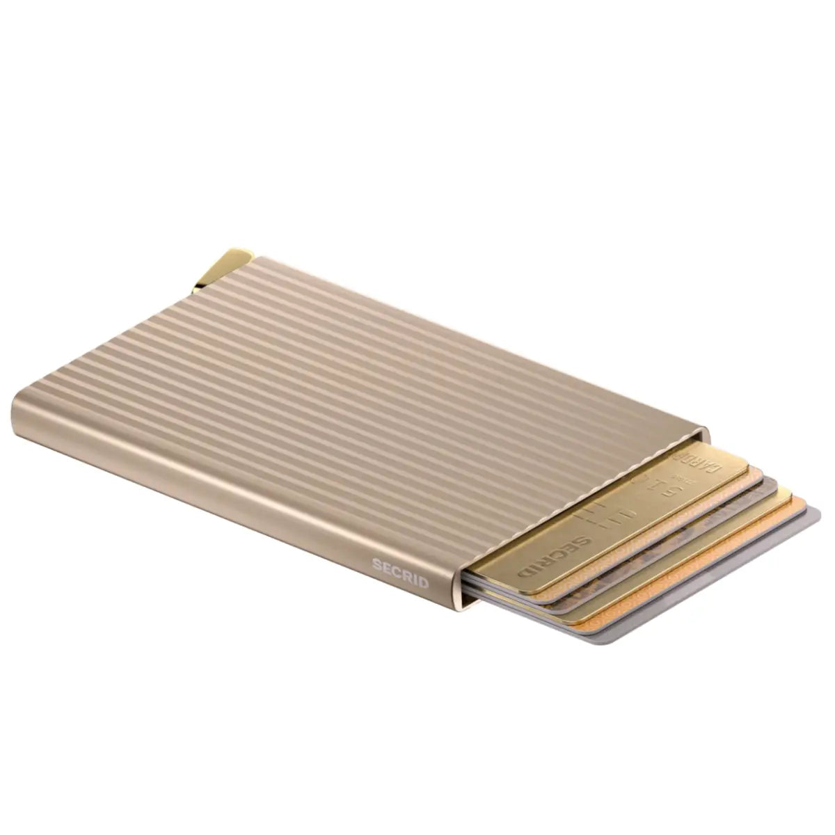 Secrid Premium Cardprotector+ Compact RFID Card Wallet - Fluted Cashmere
