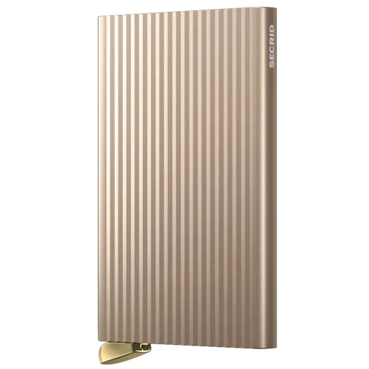 Secrid Premium Cardprotector+ Compact RFID Card Wallet - Fluted Cashmere