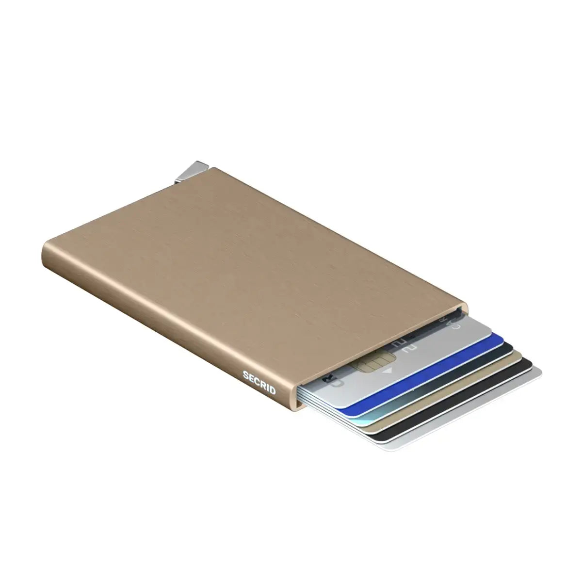 Mechanism inside slightly separates your cards, preventing damage to chips and magnetic strips