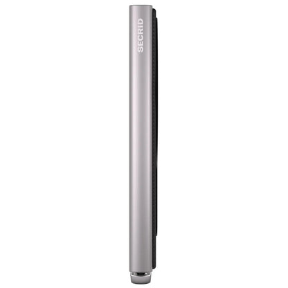 Secrid Premium + Cardprotector for Magsafe - Compact RFID Card Wallet - Fluted Silver