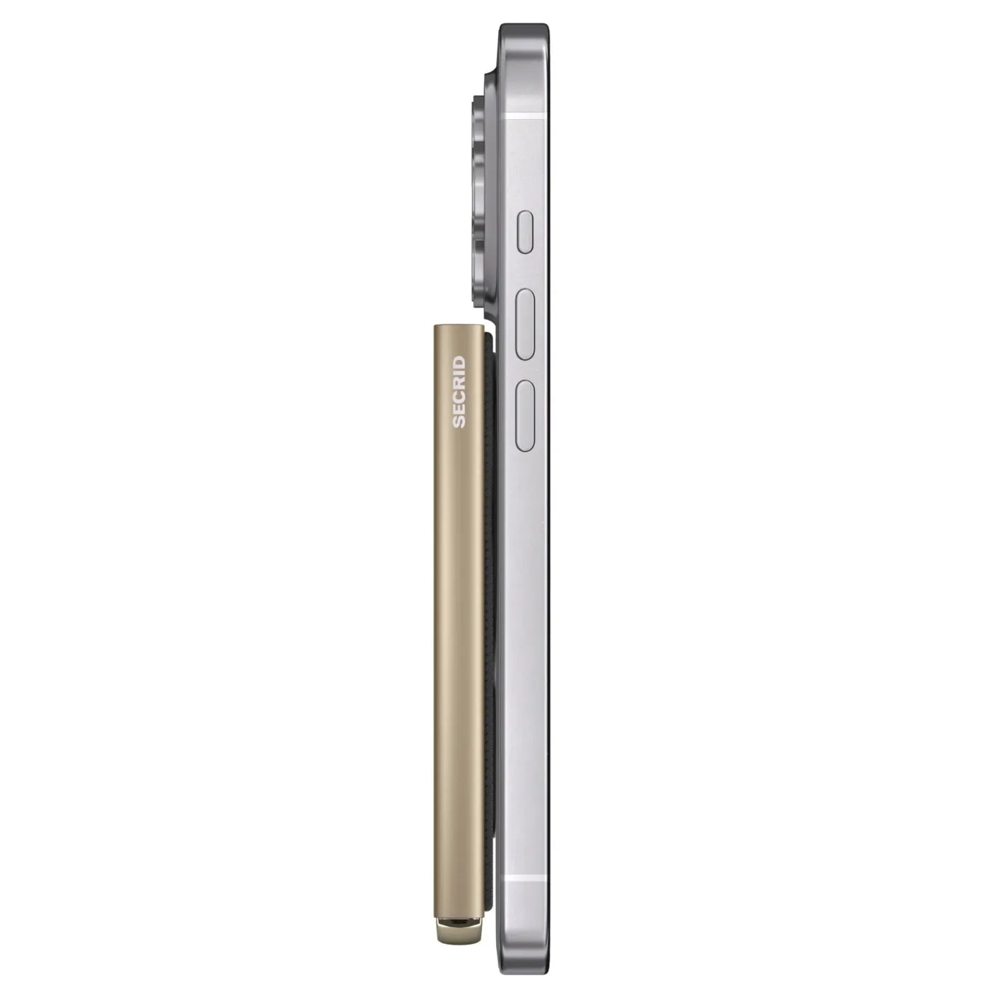 Secrid Premium Cardprotector + for Magsafe - Compact RFID Card Wallet - Fluted Cashmere