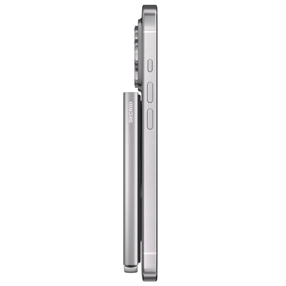 Secrid Premium + Cardprotector for Magsafe - Compact RFID Card Wallet - Fluted Silver