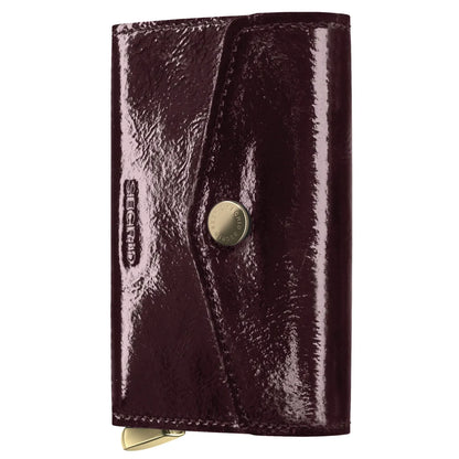 Secrid Premium Envelope Wallet+ Compact RFID Card Wallet - Naplak Plum