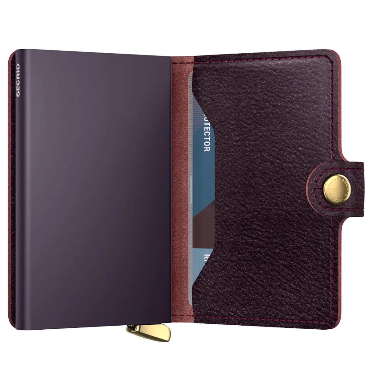 Secrid Premium+ Miniwallet Compact RFID Wallet - Basco Bordeaux