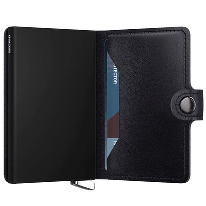 Secrid Premium+ Miniwallet Compact RFID Wallet - Basco Ink