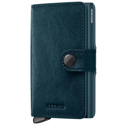 Secrid Premium+ Miniwallet Compact RFID Wallet - Basco Teal