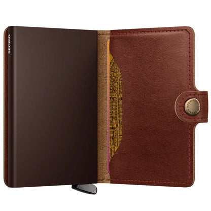 Secrid Premium+ Miniwallet Compact RFID Wallet - Basco Whiskey
