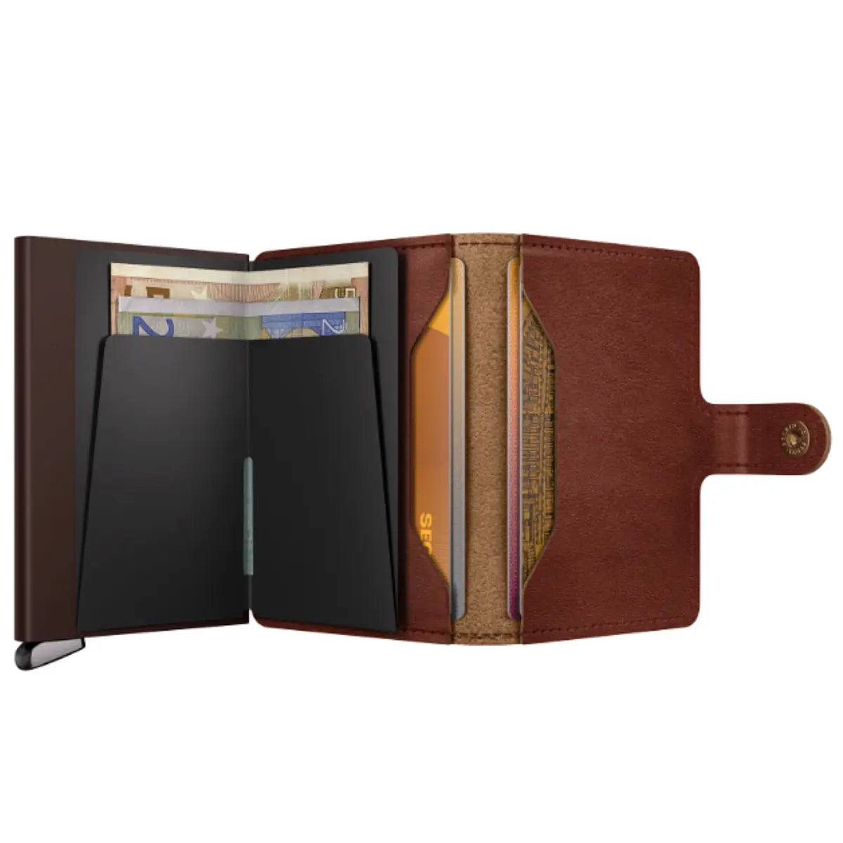 Secrid Premium+ Miniwallet Compact RFID Wallet - Basco Whiskey