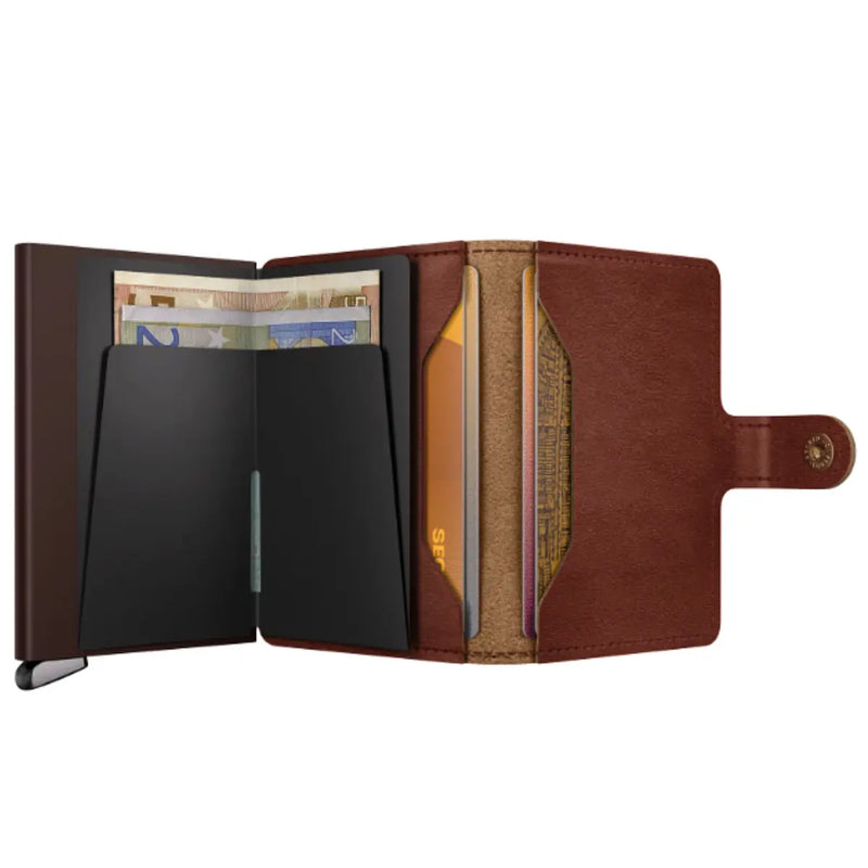 Secrid Premium+ Miniwallet Compact RFID Wallet - Basco Whiskey
