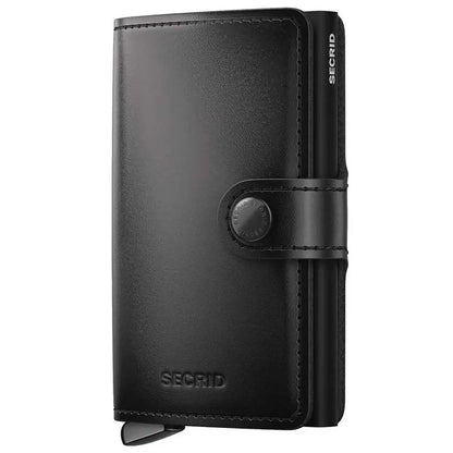 Secrid Premium+ Miniwallet Compact RFID Wallet - Dusk Black