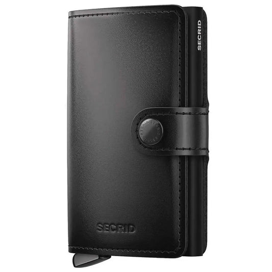 Secrid Premium+ Miniwallet Compact RFID Wallet - Dusk Black
