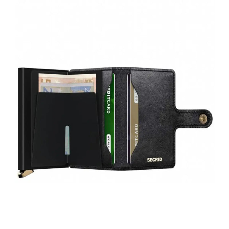 Includes two interior pockets for holding cards, notes, receipts, business cards and some coins