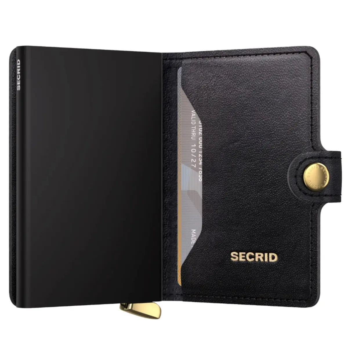 Secrid Premium+ Miniwallet Compact RFID Wallet - Emboss Diamond Black+