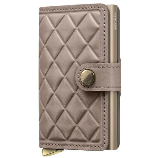 Secrid Premium+ Miniwallet Compact RFID Wallet - Emboss Diamond Chalk+