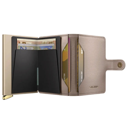 Secrid Premium+ Miniwallet Compact RFID Wallet - Emboss Diamond Chalk+
