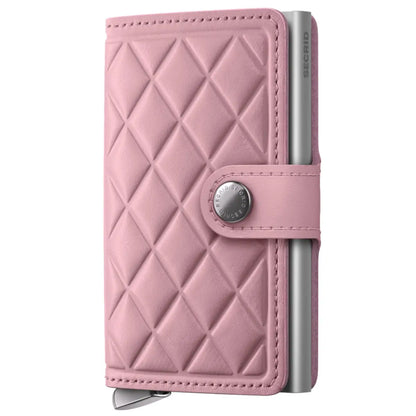 Secrid Premium+ Miniwallet Compact RFID Wallet - Emboss Diamond Rose+