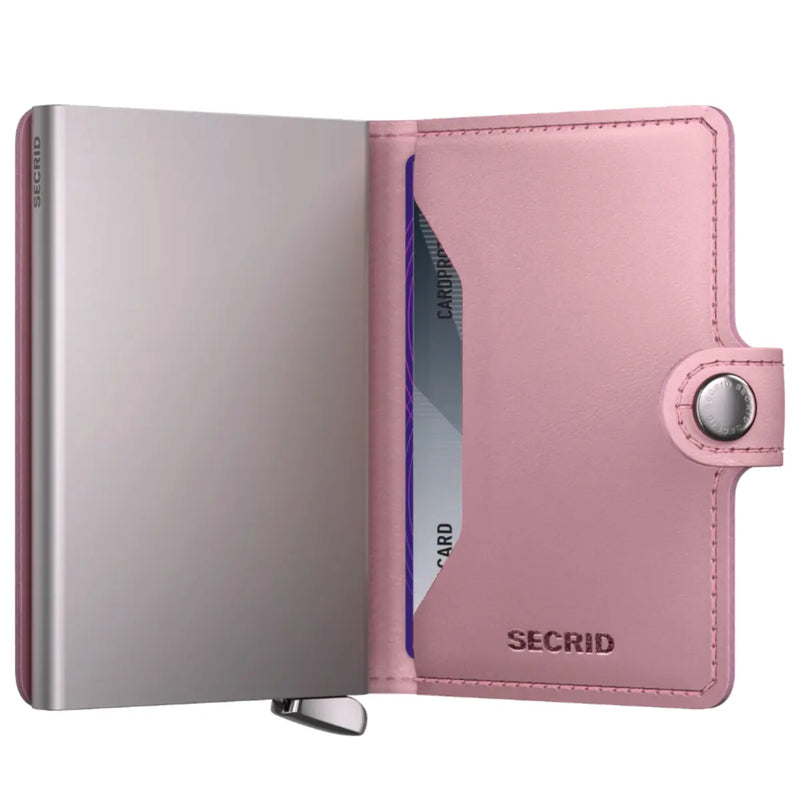Secrid Premium+ Miniwallet Compact RFID Wallet - Emboss Diamond Rose+