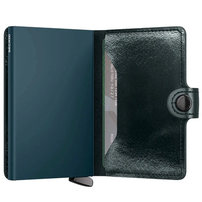 Secrid Premium+ Miniwallet Compact RFID Wallet - Naplak Bottle Green