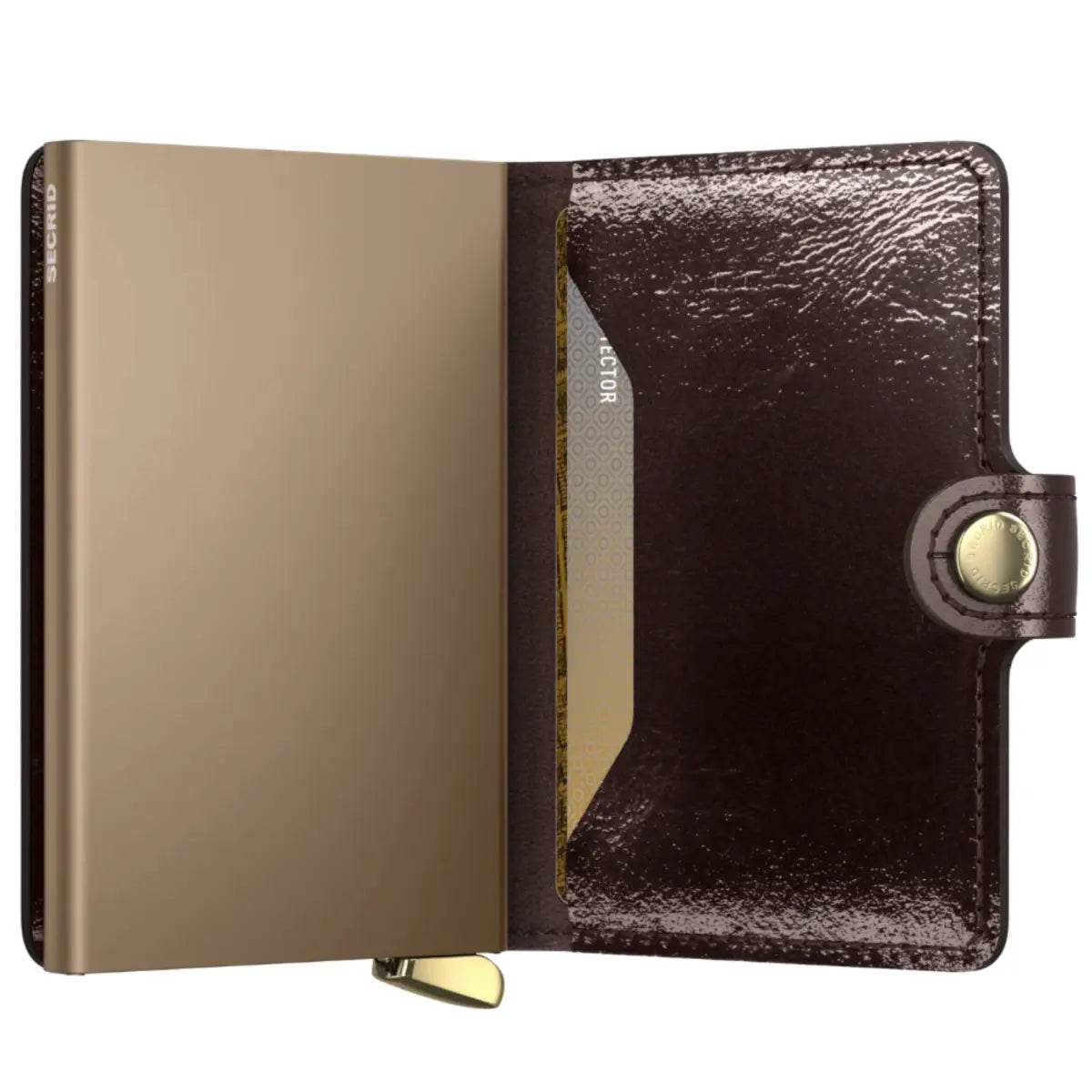 Secrid Premium+ Miniwallet Compact RFID Wallet - Naplak Mahogany