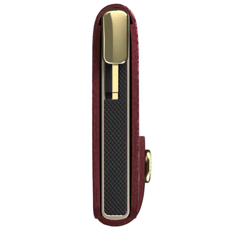 Secrid Premium+ Miniwallet Compact RFID Wallet - Naplak Red