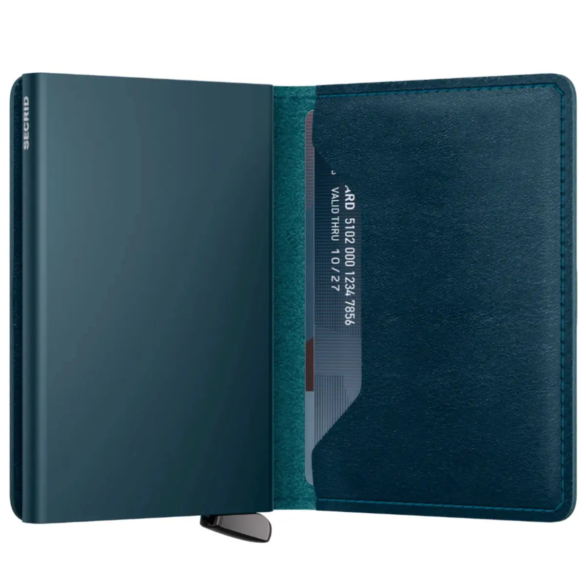 Secrid Premium+ Slimwallet Compact RFID Wallet - Basco Teal+