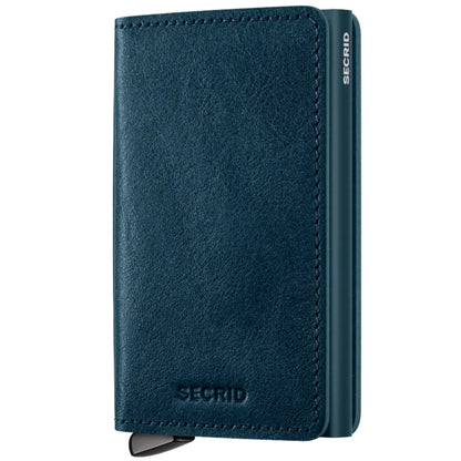Secrid Premium+ Slimwallet Compact RFID Wallet - Basco Teal+
