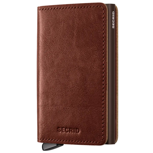 Secrid Premium+ Slimwallet Compact RFID Wallet - Basco Whisky+