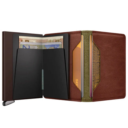 Secrid Premium+ Slimwallet Compact RFID Wallet - Basco Whisky+