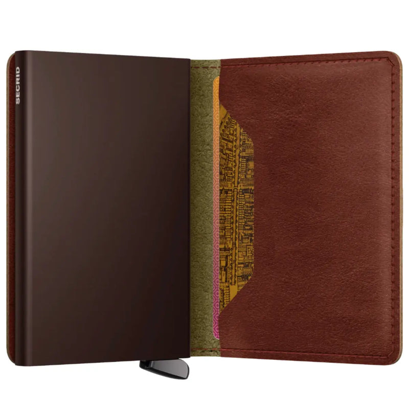 Secrid Premium+ Slimwallet Compact RFID Wallet - Basco Whisky+