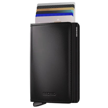 Secrid Premium+ Slimwallet Compact RFID Wallet - Dusk Black+