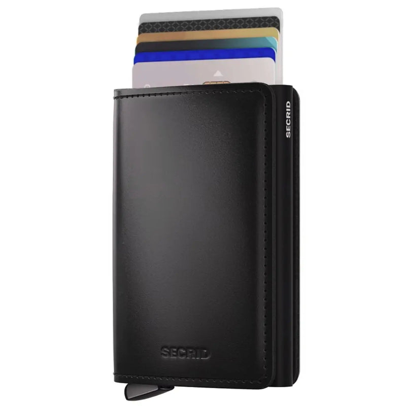 Secrid Premium+ Slimwallet Compact RFID Wallet - Dusk Black+