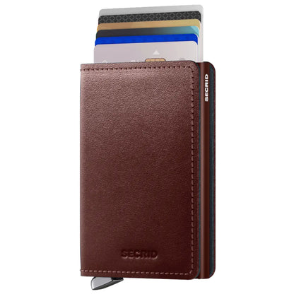 Card slide holds 4 embossed or 6 flat cards