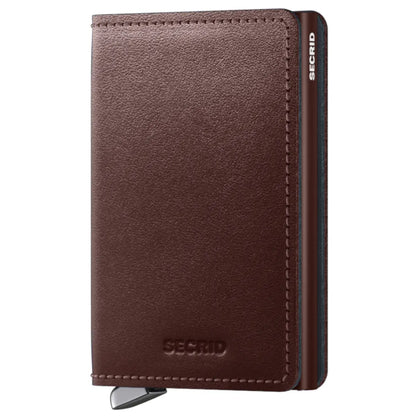 Secrid Premium Slimwallet Compact RFID Wallet - Dusk Dark Brown