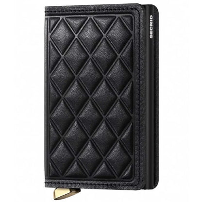  Secrid Premium Slimwallet Compact RFID Wallet - Emboss Diamond Black