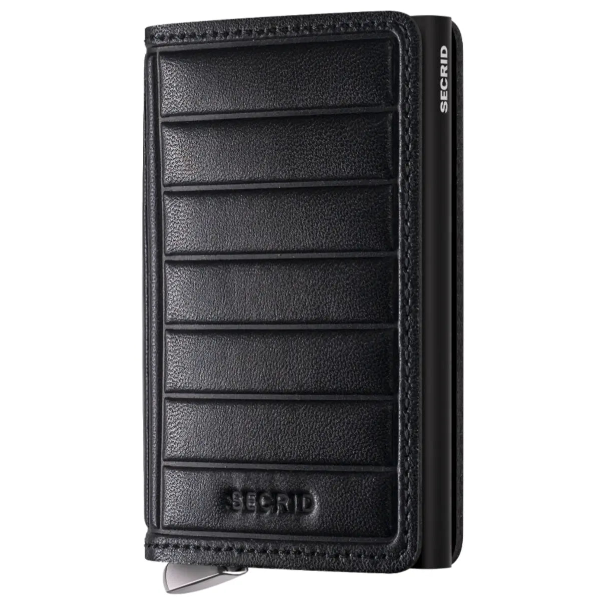 Secrid Premium+ Slimwallet Compact RFID Wallet - Emboss Lines Black+
