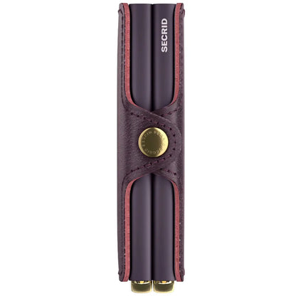 Secrid Premium+ Twinwallet Compact RFID Wallet - Basco Bordeaux+